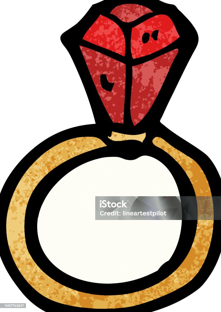 Ruby Magic Cartoon Magic Ruby Ring Cartoon Stock Illustration - Download Image Now - Art ...