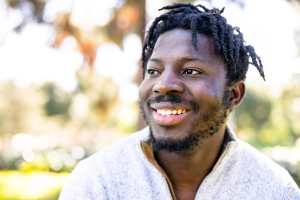 istock Portrait of a young black man 1457751540