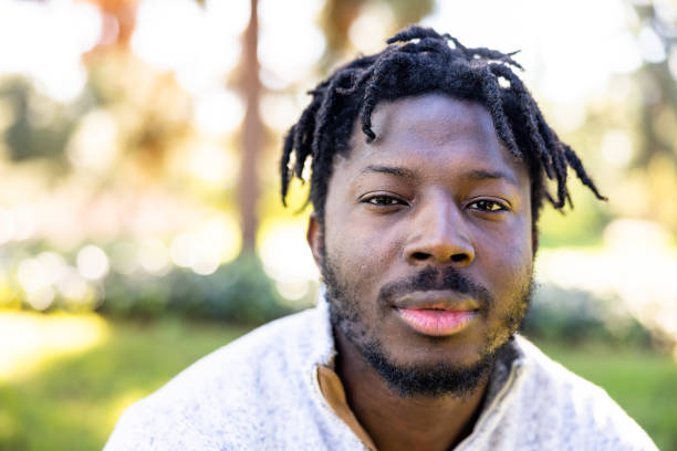 istock Portrait of a young black man 1457751619