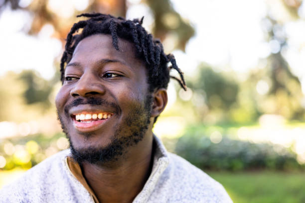istock Portrait of a young black man 1457751640