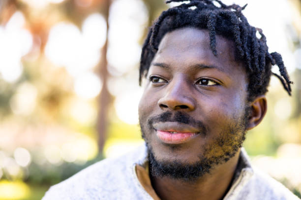 istock Portrait of a young black man 1457751682