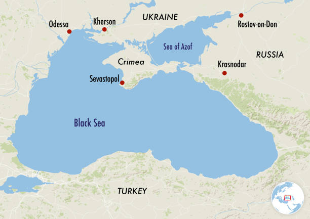 クリミア半島の地図 - former soviet union map russia war点の�イラスト素材／クリップアート素材／マンガ素材／アイコン素材