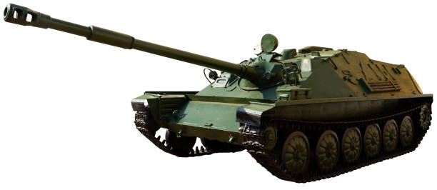istock SU-85 self-propelled artillery unit on white background 1457773718