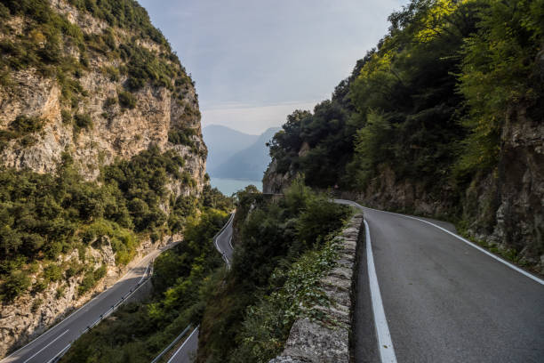istock Scenic road on Lake Garda 1457773930