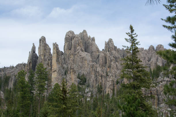 istock Overlooking the Cathedral Spires and the Black Hills 1457775874
