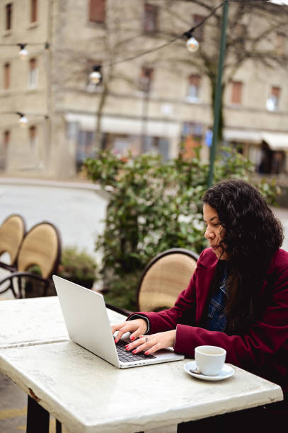 istock female freelancer chatting on social media 1457776642