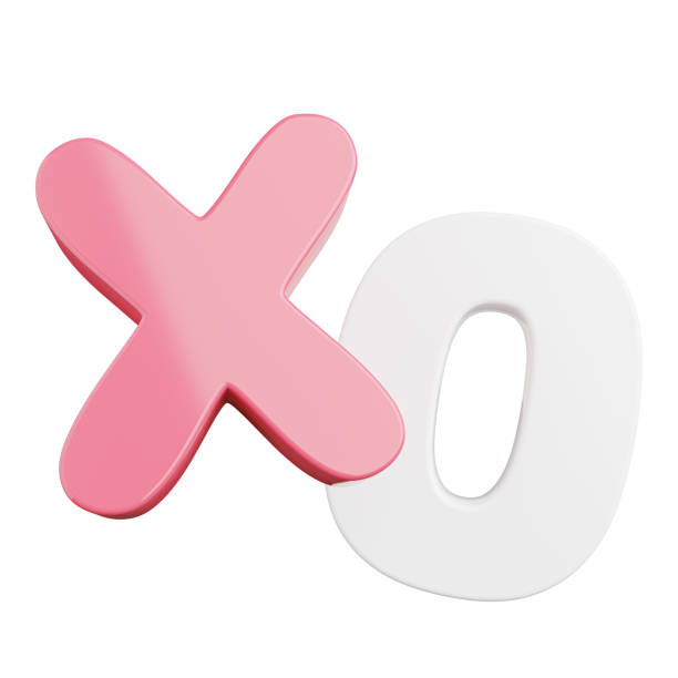istock 3d rendering of xo love you icon 1457785992