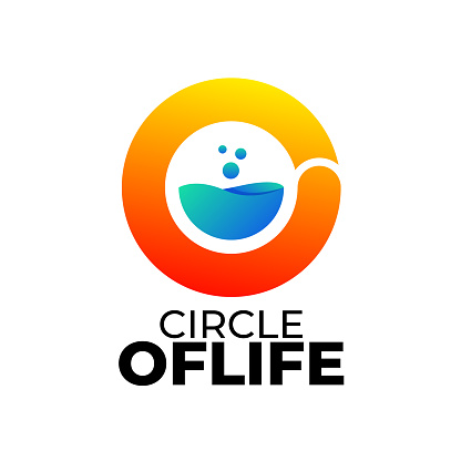 Circle oflife vector design template symbol