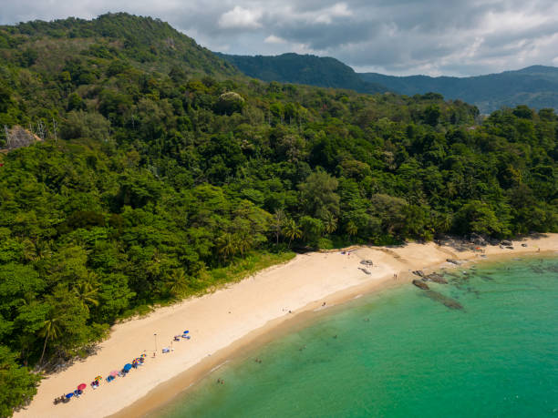 istock Aerial View Haad Laem Sing Beach Phuket Thailand 1457787224