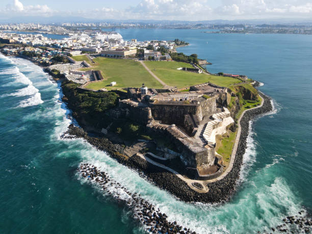 Aerial Trip to San Juan default puerto rican culture stock pictures, royalty-free photos & images