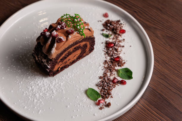 istock Italian Christmas dessert Yule log 1457800799