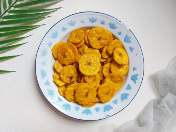 istock Sweet banana chips 1457804771