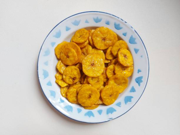 istock Sweet banana chips 1457804781