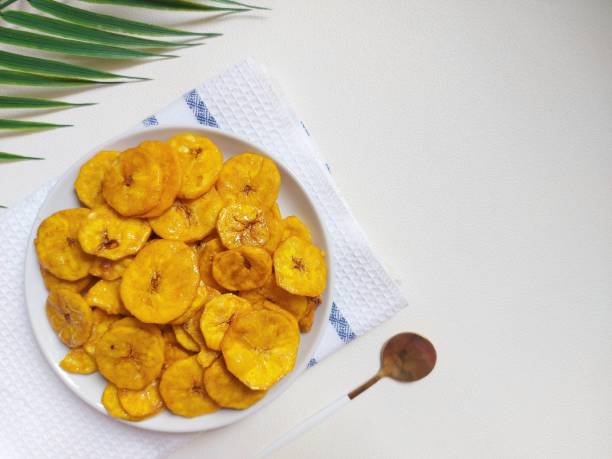 istock Sweet banana chips 1457804786