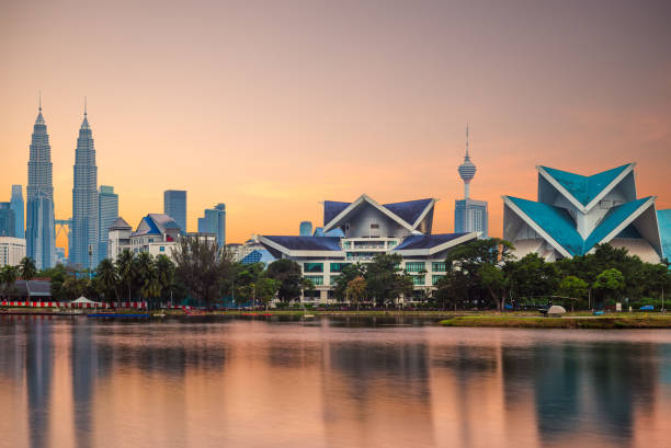 istock Skyline of Kuala Lumpur at dusk 1457807242