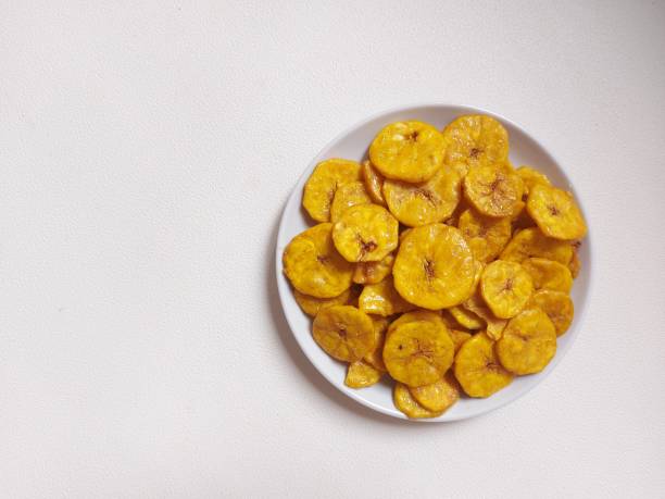 istock Sweet banana chips 1457808740