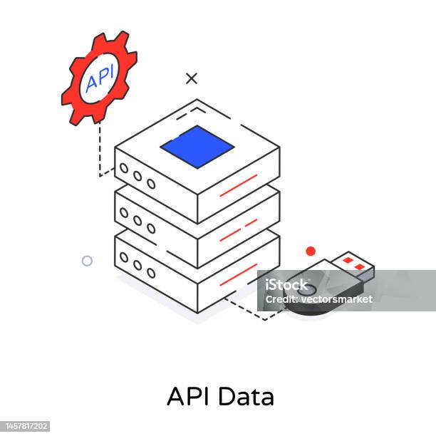 Api Data Stock Illustration - Download Image Now - Application ...