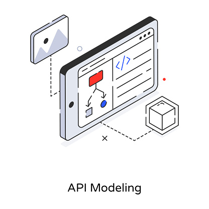 Api Data Modeling Api Modeling Stock Illustration - Download Image Now - Application ...