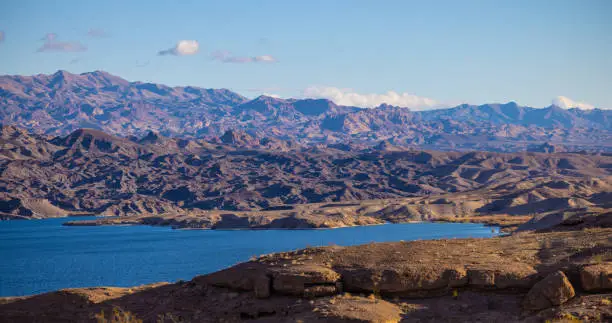 A view of Lake Mead in Nevada, USA