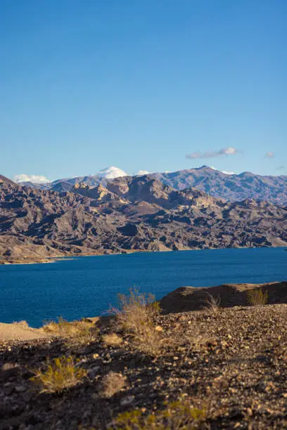 A view of Lake Mead in Nevada, USA