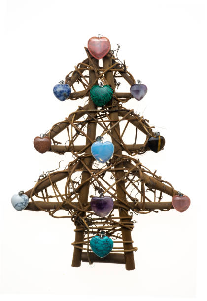 istock Homemade stick tree with valentine bead hearts Thailand 1457823149