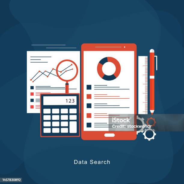 Istock Data Data Search Analysis Stock Illustration - Download Image Now - Organic ...