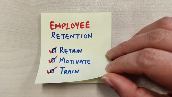 Employee retention programme. Retain, motivate and train