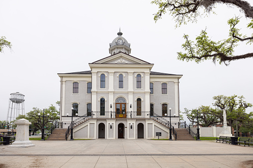 Thomasville, Georgia, USA - April 16, 2022: The Thomas County Courthouse