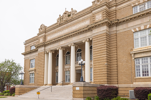Tifton, Georgia, USA - April 17, 2022: The Tift County Courthouse