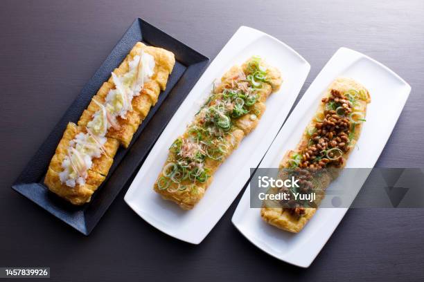 Large Tochio Deepfried Tofu Made In Tochio Niigata Prefecture Stock Photo - Download Image Now