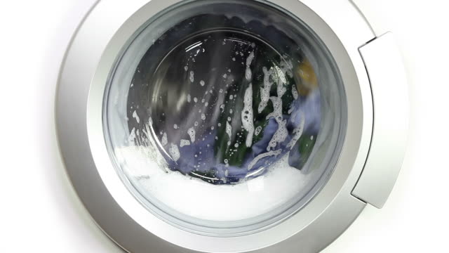 Washing machine with a lot of foam