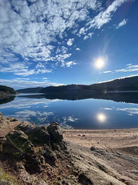 istock Sunrise by the lake 1457849269