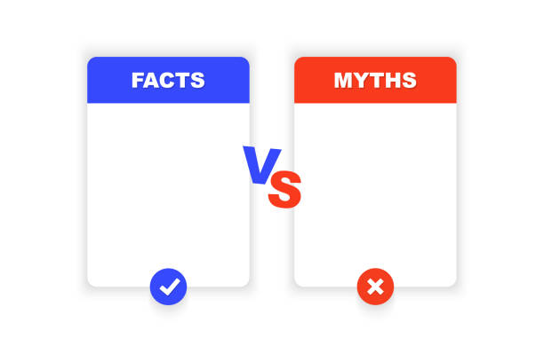 Truth Facts 50+ Fact Vs Fiction Infographic Stock Illustrations, Royalty-Free ...
