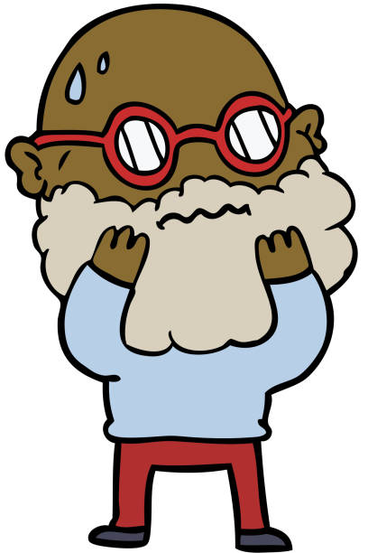 260+ Bald Guy With Glasses Drawing Illustrations, Royalty-Free Vector