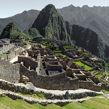 Machu Picchu Inca ruin, Cusco region, Peru.