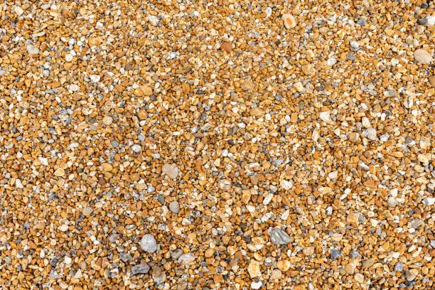 Photo of Gravel Background Texture Shot From Above