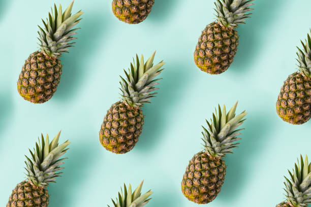 Pineapple Background stock photo