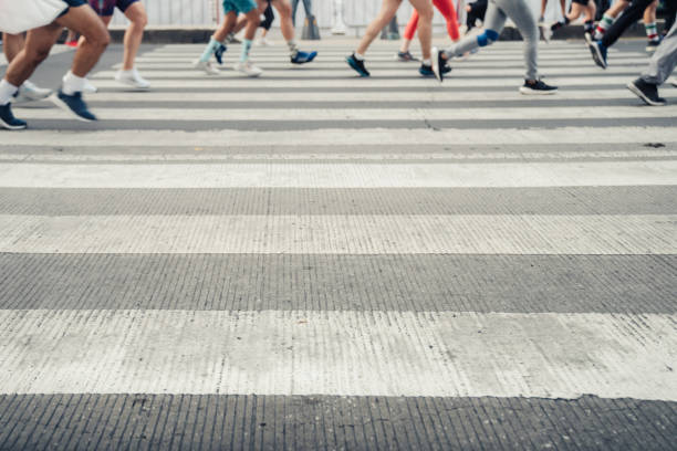 istock Marathon runners in Mexico city 1457880180