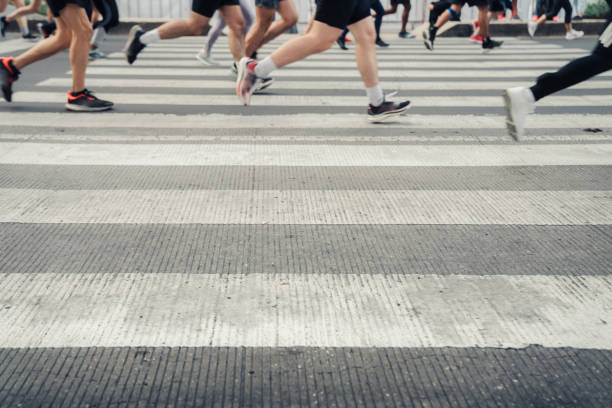 istock Marathon runners in Mexico city 1457880185