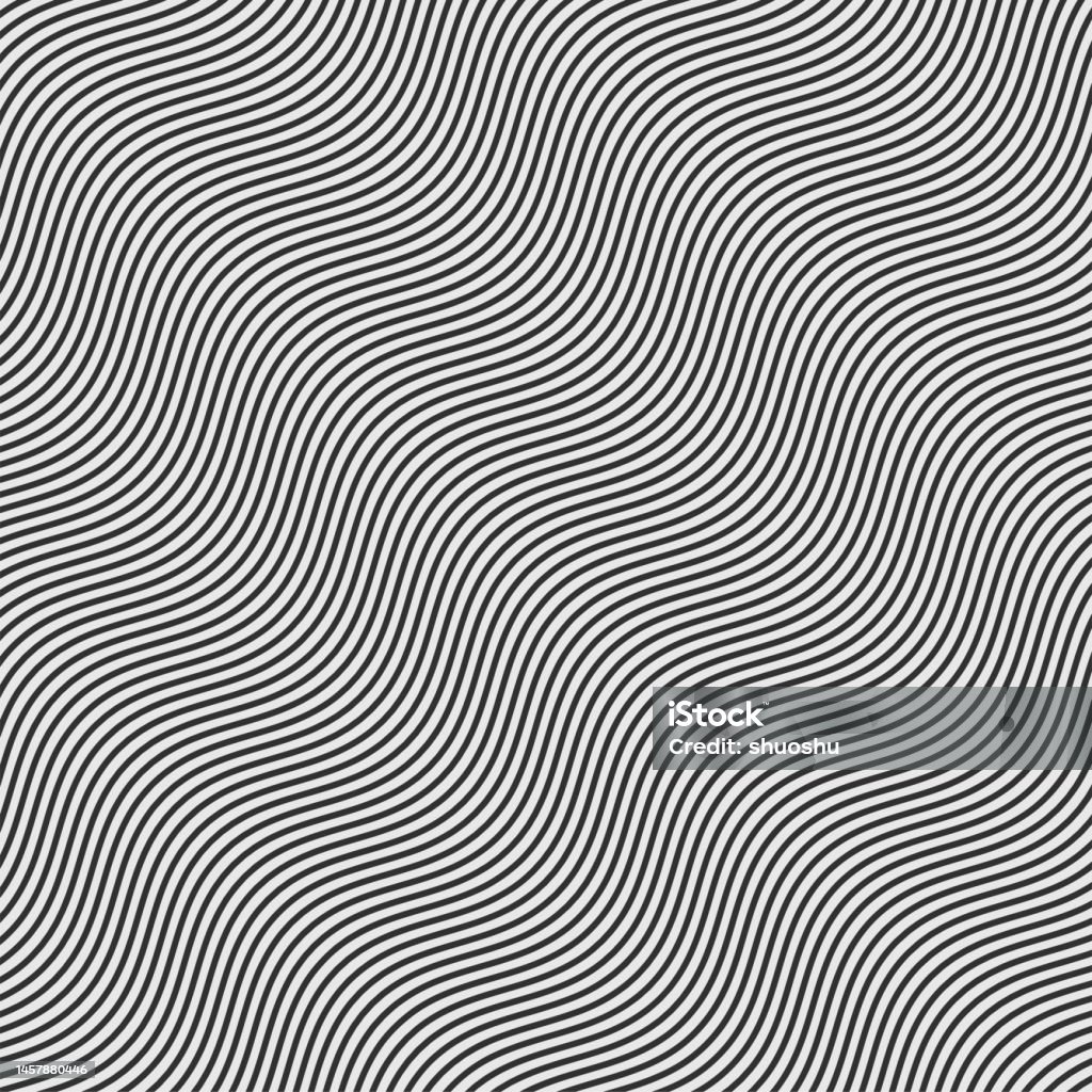 Abstract Black And White Curve Stripe Texture Pattern Background Stock ...