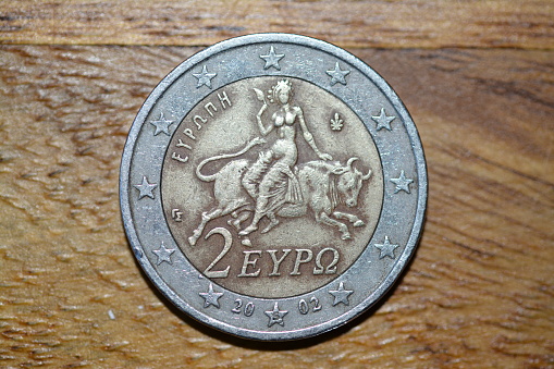 2 euro coins with mis-stamping