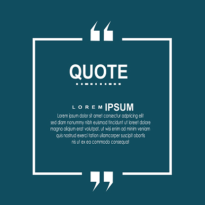 quote frame vector