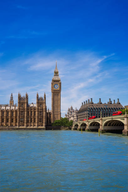 istock London Big Ben tower, Westminster bridge over Thames river England UK 1457895813