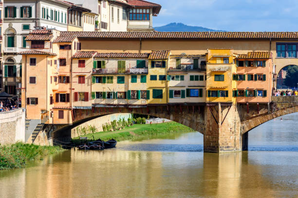 istock Ponte Vecchio bridge over Arno river in Florence, Italy 1457901679
