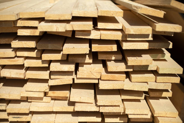 istock Boards in stock. Boards in sunlight. 1457904053