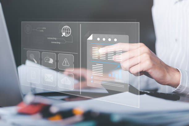 istock Business people read business statistics chart reports, to analyze and improve corporate strategy, manage financial and marketing documents, update annual budget accounts, company growth data. 1457904851