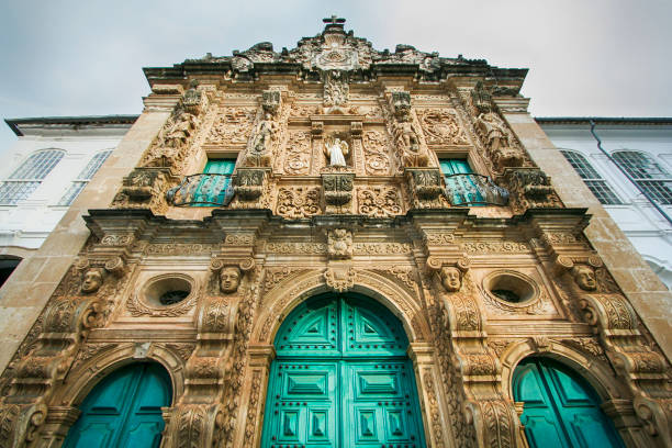 istock Old baroque church facade 1457910137
