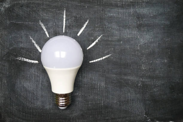 istock Selection of energy saving light bulbs background 1457912088