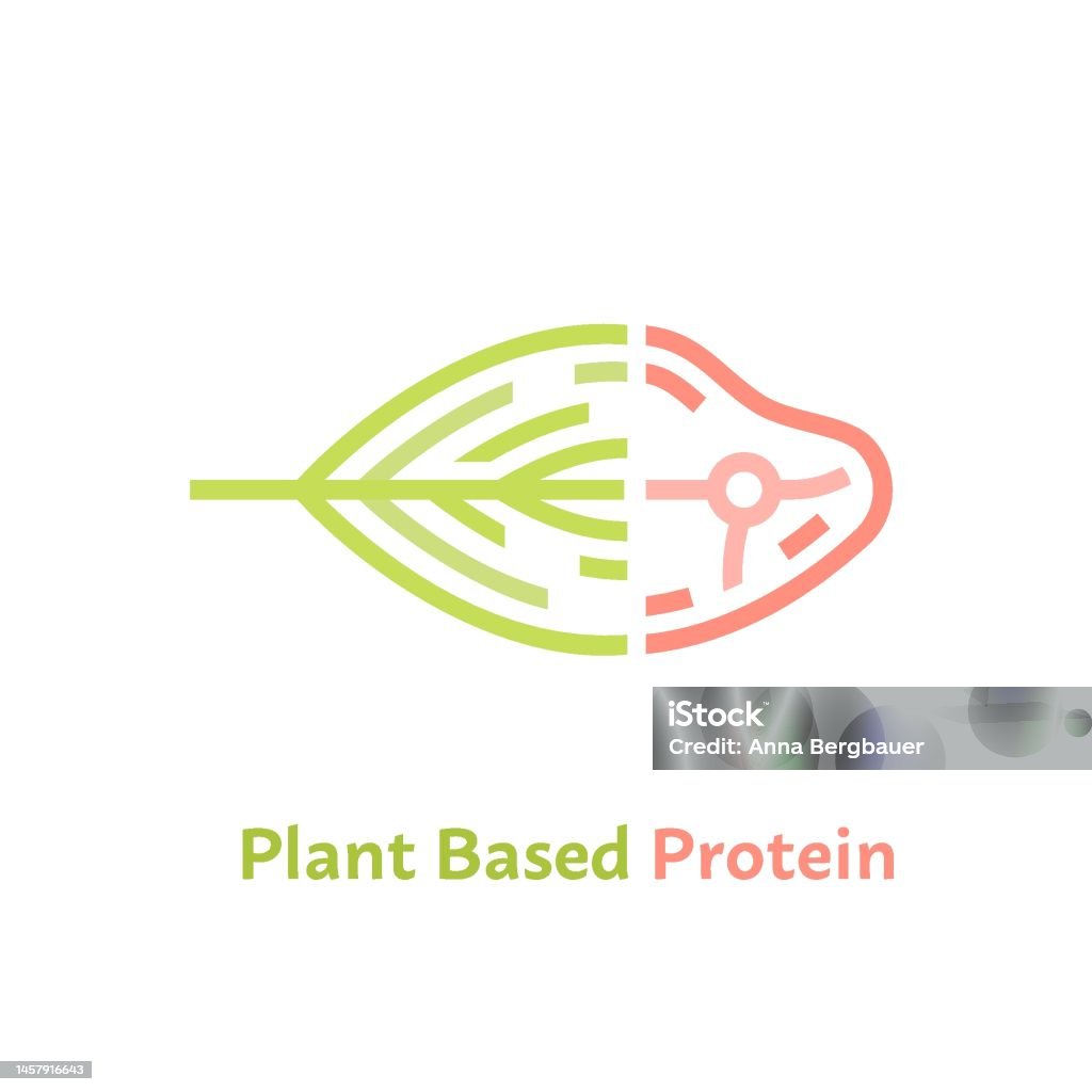 Protein Collection Sign Plant Based Protein Sign Editable Vector Illustration Stock ...