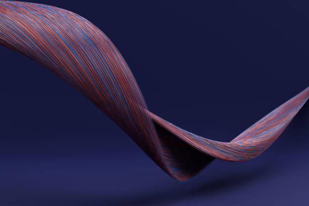 istock Flowing Fusion 3D Lines Abstract Colorful Concept 1457922156